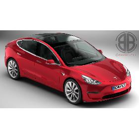 Tesla Model 3 2018 3D model